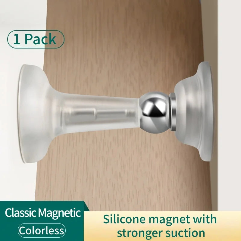 No-Drill Door Stopper for Room Door Wall Protection Anti-Collision Household Silicone Strong Suction Floor Stopper