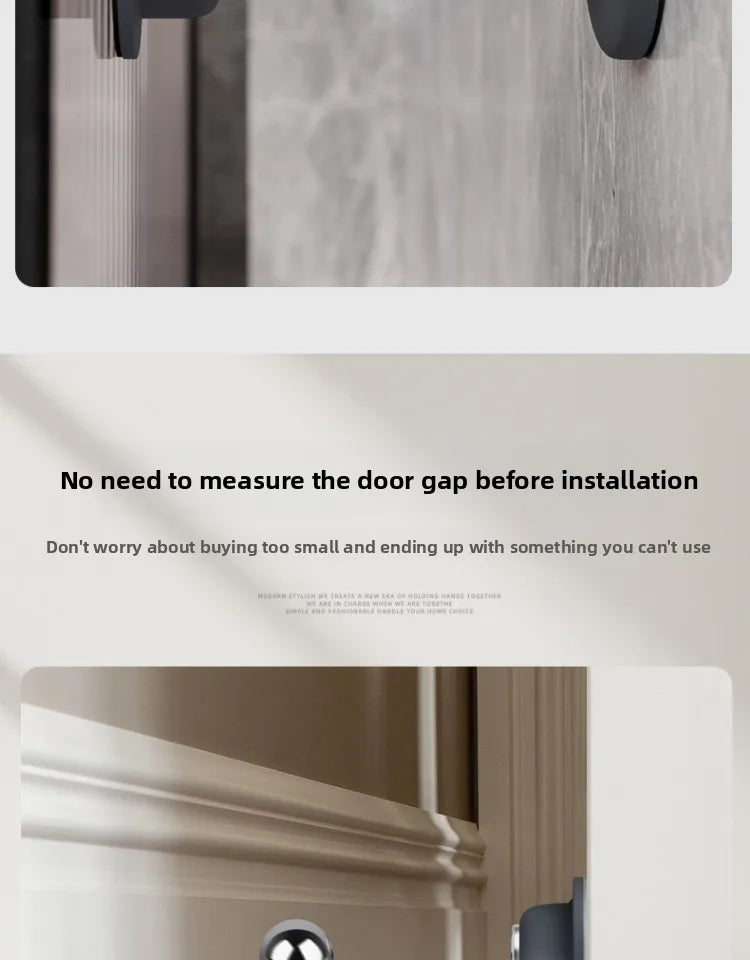 No-Drill Door Stopper for Room Door Wall Protection Anti-Collision Household Silicone Strong Suction Floor Stopper