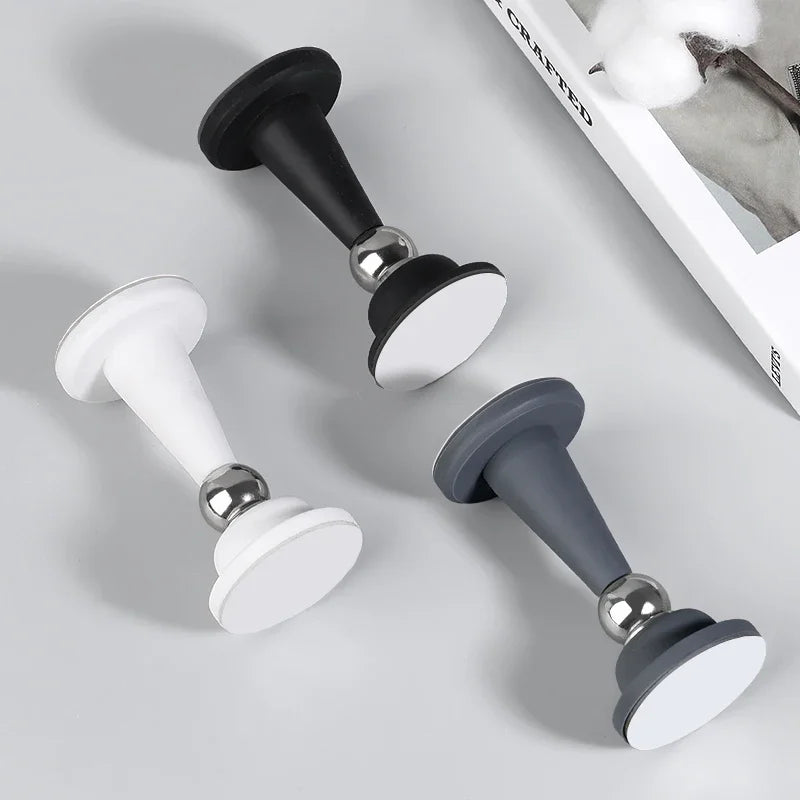 No-Drill Door Stopper for Room Door Wall Protection Anti-Collision Household Silicone Strong Suction Floor Stopper