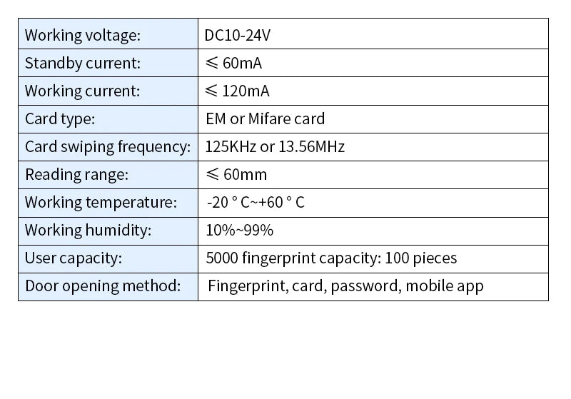 WIFI Support Tuya App Fingerprint Access Controller Keypad Metal Waterproof RFID Card Standalone Door Access Control System
