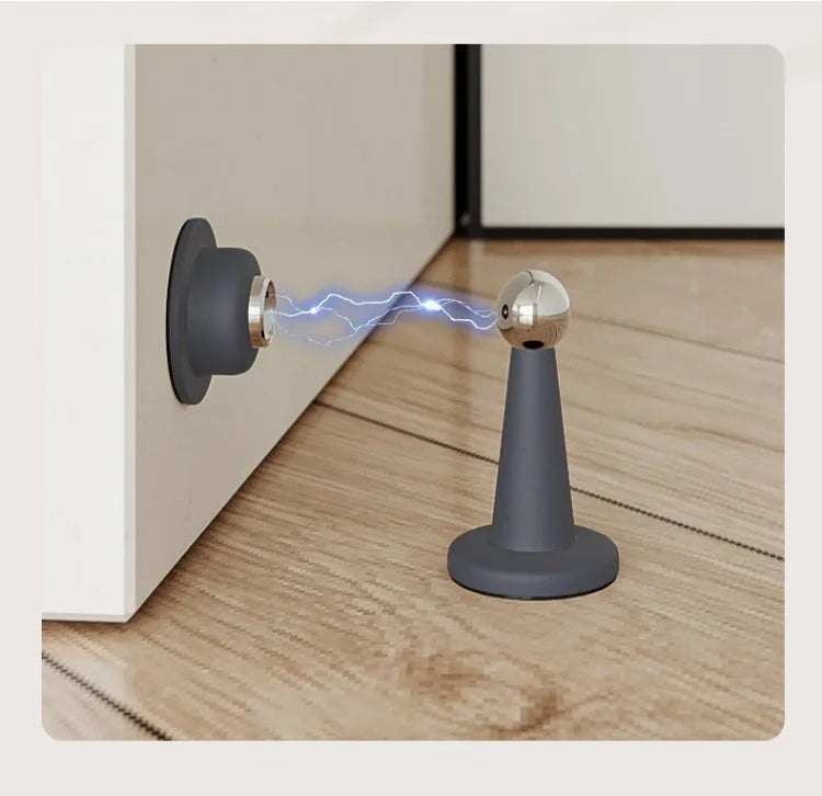 No-Drill Door Stopper for Room Door Wall Protection Anti-Collision Household Silicone Strong Suction Floor Stopper