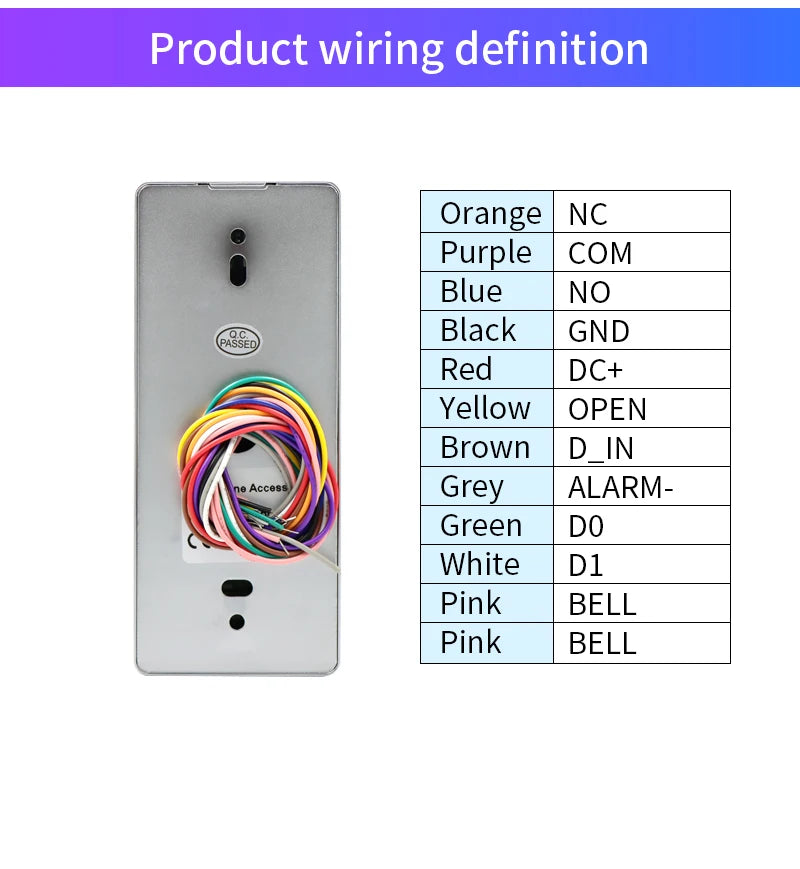 WIFI Support Tuya App Fingerprint Access Controller Keypad Metal Waterproof RFID Card Standalone Door Access Control System